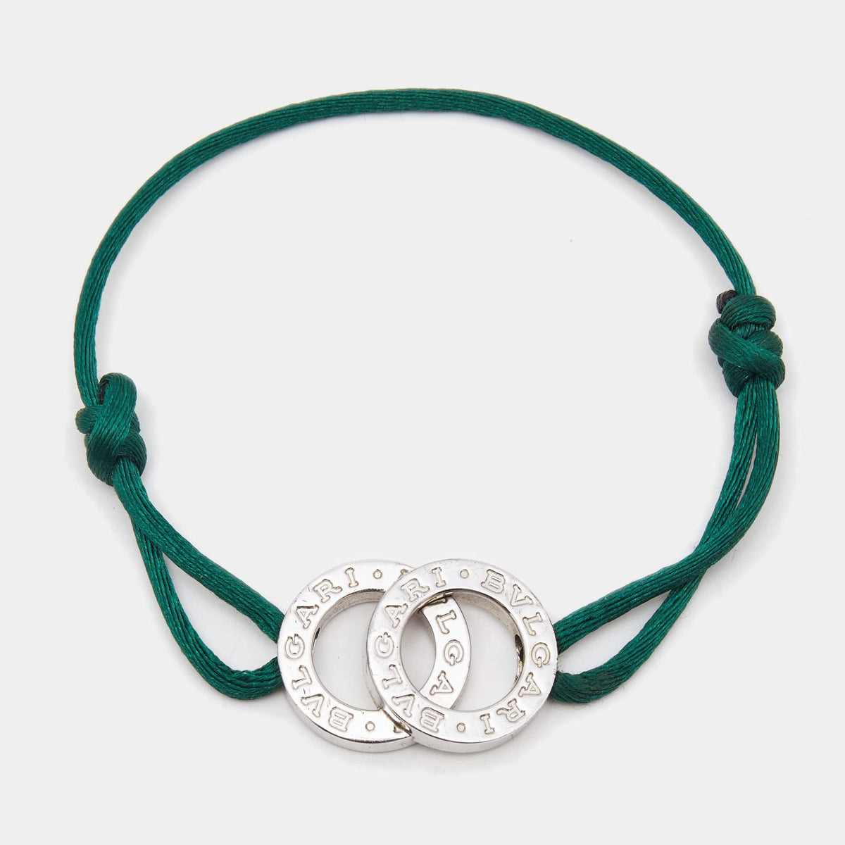 Bvlgari Bvlgari Double Circle Cord Bracelet